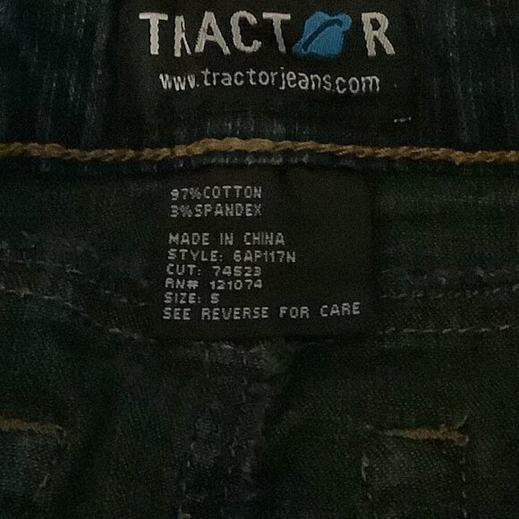 Tractor Girls Size 5 Faded Denim Blue Skirt With Front & Back Pockets - Picture 5 of 9